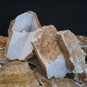 Rock Face Pepem Polygonal Marble (Corner Piece)